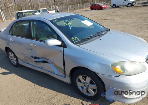 2007 Toyota Corolla S из США, поврежденный, VIN 2T1BR32E77C792219